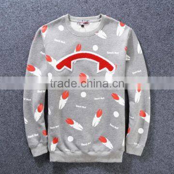 2016 All Over Printing Long Sleeve O-neck Collar Ment Shirt photo-2