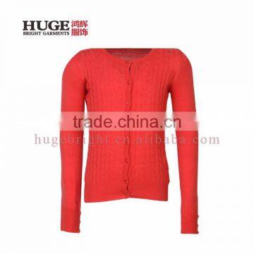 100% Acrylic Long Sleeve Round Neck Women Chinese Sweater