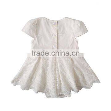Hot Sale in INS Baby Lace Bodysuit Girl Baby Romper With Skirts photo-5