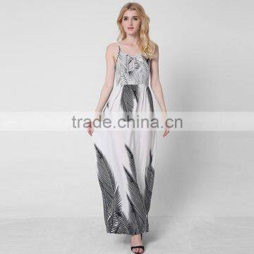 Maxnegio Fashion Chiffon Maxi Backless Beach Wear Dress photo-3