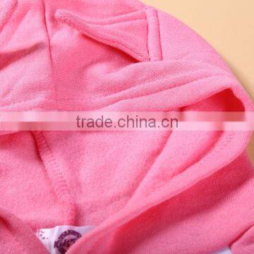 2017 New Arrival Baby Clothes Romper Wholesale Onesie Girl Boutique Rose Red Winter Children's Baby Clothing Set photo-3