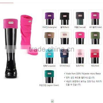 Cream Colour Kids Polar Fleece Leg Warmer Called Socks photo-6