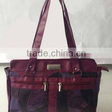 Patchwork leather handbag for promotion