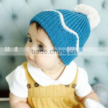 new design autumn winter baby knitted hat