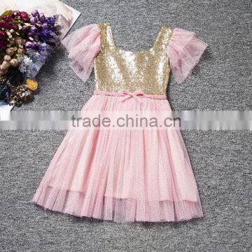 Nice Summer Dress Baby Girl Dress Unique Children Frocks Designs#A128 photo-4