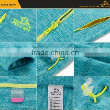 High Quality Cheap 100 Polyester Fleece Hoodie Outdoor Jacket Women photo-4