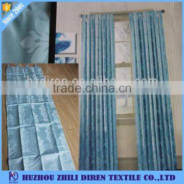 100% Polyester Fancy Window Curtain Fabric With Flower Print photo-2