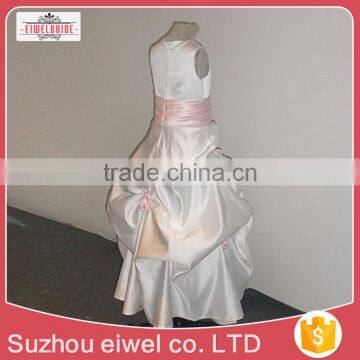 Flower Girl Dress Of 9 Years Old Girls Cotton Frock Designs/Dress Flower Girl Gown photo-2