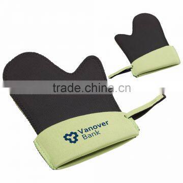 Grip-It Neoprene Oven Mitt - Padded Textured Neoprene on the Outside Grips Items Without Slipping photo-3