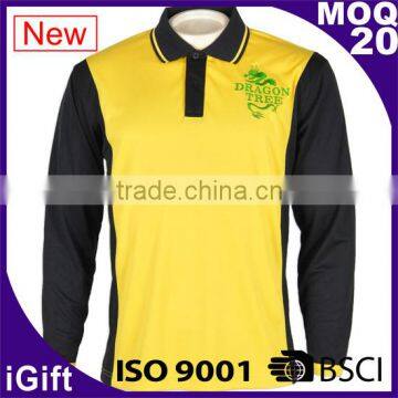 IS09001/BSCI Factory 100% Cotton Long Sleeve Reflective Work Safety Polo Shirt photo-6