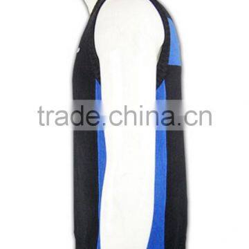 ISO9001/BSCI Manufature Black Mens Fitted Knitting Pattern Vest photo-2