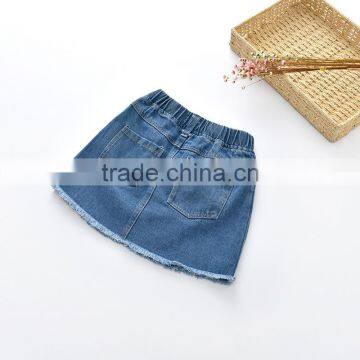 Factory Price Children Girl Jeans Skirt Kid Girl Mini Demin Skirt photo-2