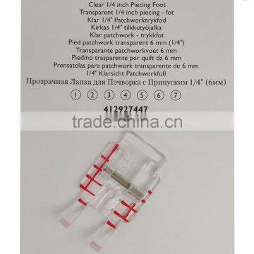 Clear 1/4" Piecing Foot For Viking Group 1-7 #4129274-47 photo-2