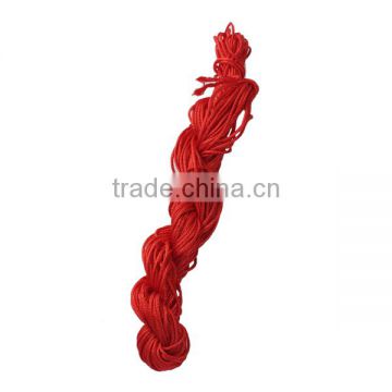 Polyester Jewelry Thread Red 1mm Bracelet Beading Cord