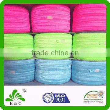 Glitter Bright Neon Color Custom Fold Over Elastic