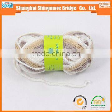  trade assurance yarn factory supply fancy yarn hand knitting acrylic tube yarn with 50g balls
