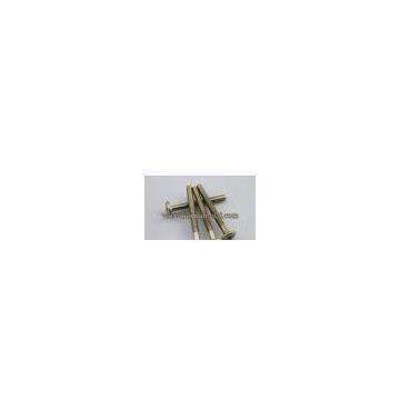 Flat head machine screws carbon steel zinc plated, plain screws