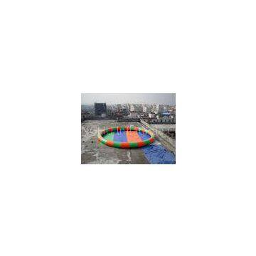 EN 14960 0.9mm PVC Good Hydrolytic Resistance Inflatable garden swimming pools