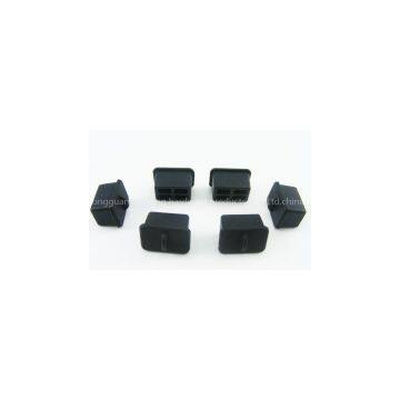 iphone plug /LC dust tail plug / optical module cage dust plug / cage rubber plug RJ54 rubber plug