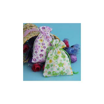 2016 Drawstring Cotton Calico Dust Bag