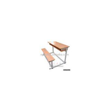 double student desk and chair;student desk and chair,double student desk and chair,double desk and chair,school furniture