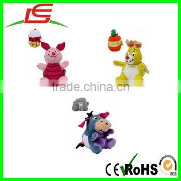 Wholesale Eeyore Donkey Rabbit Piglet Winnie Bear Reversible Plush Toys photo-3