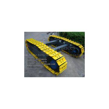 3 ton Single grouser steel crawler undercarriage