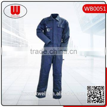 High quality cargo pockets abrasion resistance cotton coverall