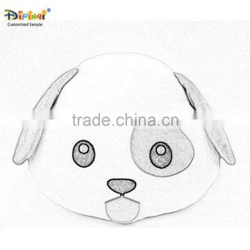 Aipinqi CDEP01 Lovely Dog Emoji Plush Pillow