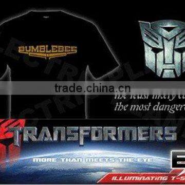 [Super Deal]Wholesale 2009 fashion hot sale T-shirt A30,el t-shirt,led t-shirt