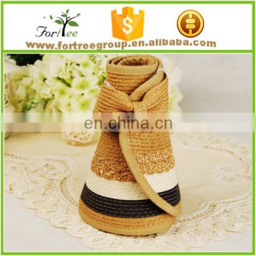 foam sun visor hats cotton straw sun visor caps for women