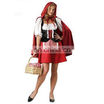 Sexy Little Red Riding Hood Costume for Halloween Cosplay