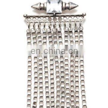 Punk Fashion Rivet Vintage Enthic Bohemia Metal Chain Drop Dangle Tassel Earrings Antique Gold Silver Statement Jewelry photo-6