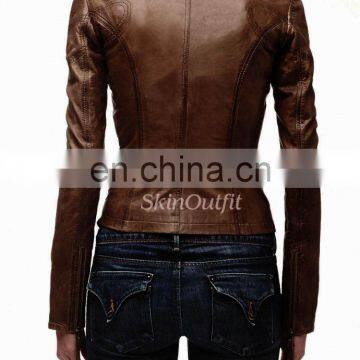Stylish Womens Genuine Leather Jackets photo-2