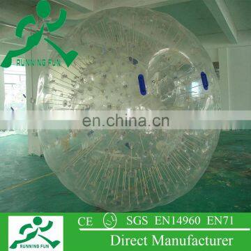 Hot sale inflatable glass roller ball for adult ZB18