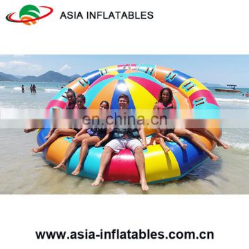 Inflatable Towable Water Sports, Inflatable Disco Boat Water Toy, Crazy UFO