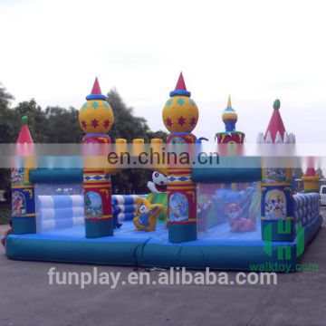 HI hot sale inflatable fun city, PVC inflatable amusement park