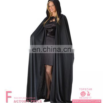 Deluxe Witch Clown Gown Adult Women Hooded Cloaks Capes Halloween Costumes Hooded Cloak