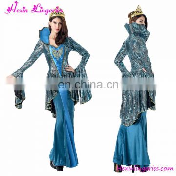 Western White Queen Halloween Costume Fancy Dress