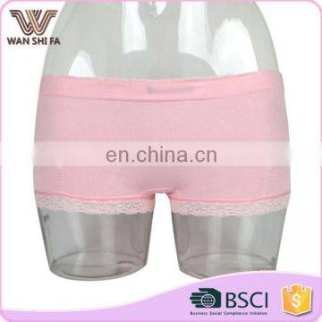 Pink pretty high elastic eco-friendly nylon seamless woman panty