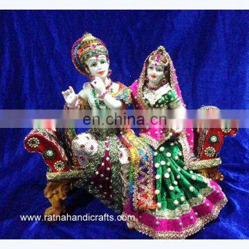 Radha Krishna Statue with great work