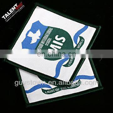 Custom Individual Design Weaving Label Patch Woven Badges for Garment photo-2