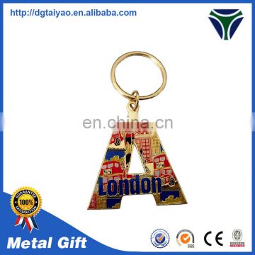 Hot sales Metal number shaped keychain for sales