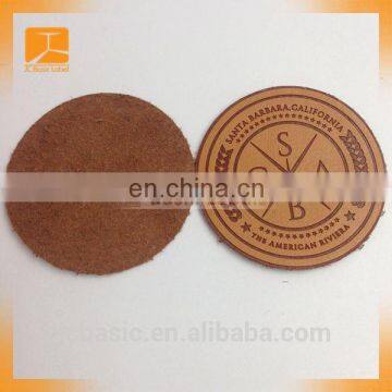 Jeans pu Patch Custom Embossing Logo Leather Labels for Bags/hat photo-2