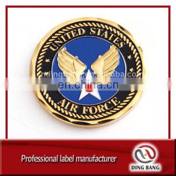 Top Quality Metal Crafts Alloy Casted And Soft Enamel Type Security Souvenir Custom Metal Unique Coin