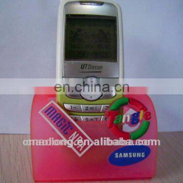 novelty customized soft pvc mobile phone stand holder,rubber cellphone holder