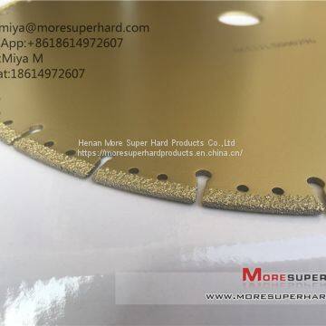 Vacuum Brazed Diamond Saw Blades for Cutting Marble Etc. Miya@moresuperhard.com photo-5