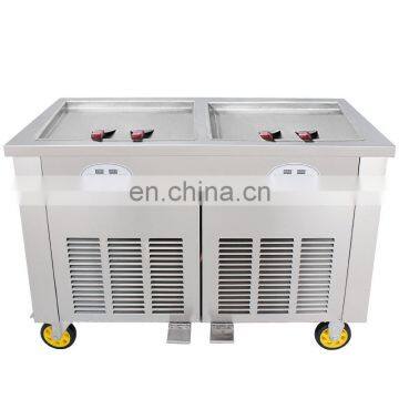 Quantity Production Nice-Looking retangular pan ice cream roll making fried icecream machine