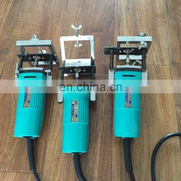 Portable water slot milling tools for PVC window