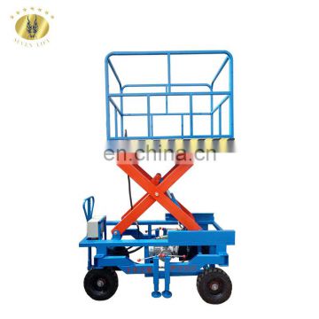 7LSJY Shandong SevenLift manual material hydraulic motorcycle single post portable lift